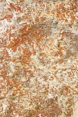 rocks   and red orange gneiss in the wall of morocco