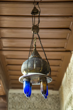 Oriental lamp in Marrakesh, Morocco