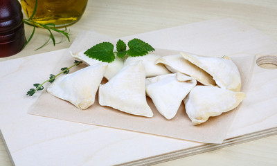 Raw potato dumplings