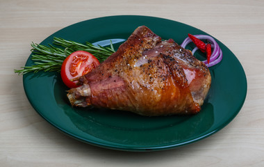  Rosted turkey leg