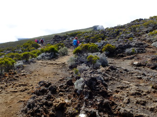 rando au pas de Bellecombe (piton de la Fournaise)