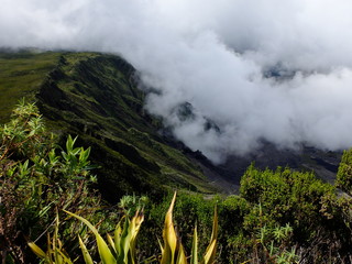 rando au pas de Bellecombe (piton de la Fournaise)