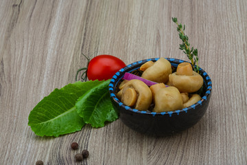 Pickled champignon