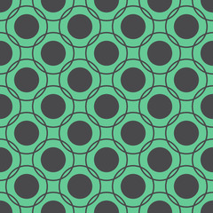 Seamless pattern of circles