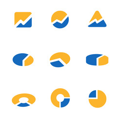 Simple set of diagram icons