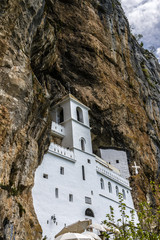 Monastery of Ostrog of Serbian Orthodox Church. Montenegro.