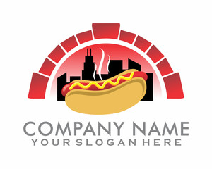 hot dog food image vector