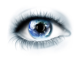 planet is in the eye