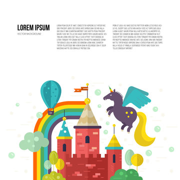 Fairy Castle Illustration