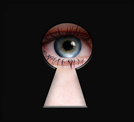 spying eye