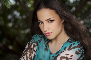 Naklejka premium beauty portrait
