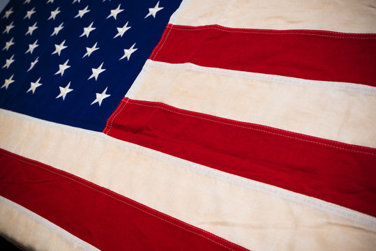 Close-up of United States Flag
