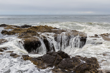 Obraz premium Thor's Well, Oregon Coast