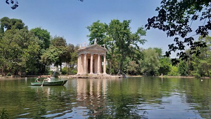 laghetto di Villa Borghese