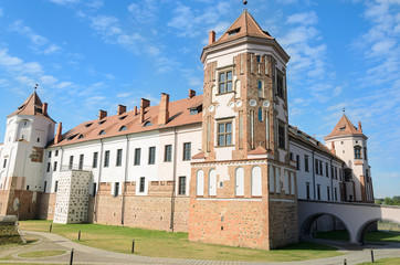Fototapeta na wymiar Medieval castle in Belarus