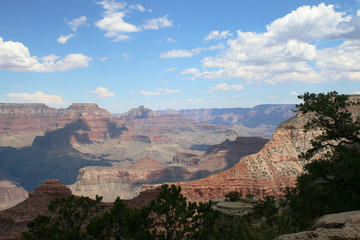 Fototapeta na wymiar View of the South Rim, Grand Canyon National Park, Arizona, United States