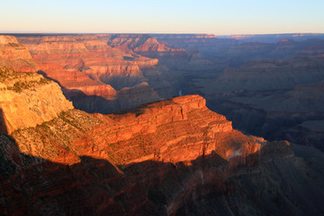 Fototapeta na wymiar Sunrise on Grand Canyon, Arizona, United States