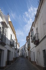 Fototapeta na wymiar Calles del municipio de Carmona en la provincia de Sevilla