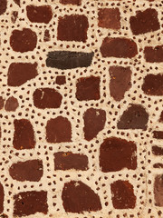 Stone wall, Oia, Santorini