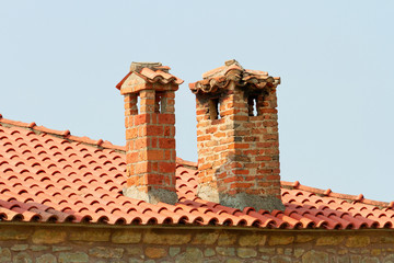 Detail of Meteora Clifftop Monasteries