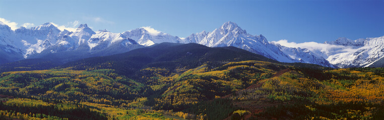 Wilson Peak, San Juan National Forest, Colorado - obrazy, fototapety, plakaty