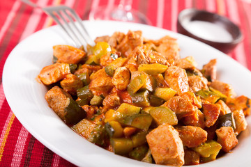 Pork and vegetables stew