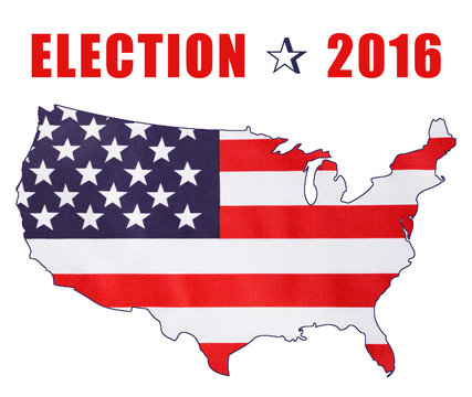 USA 2016 Presidential Election Flag