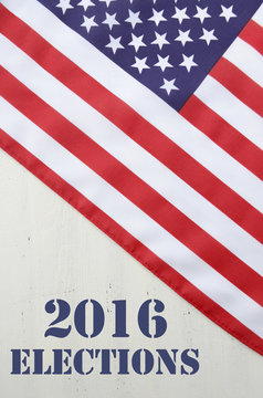 USA 2016 Presidential Election Flag
