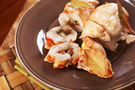 Chicken roulades