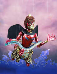 Garuda and Naga Traditional Thai String Puppet

