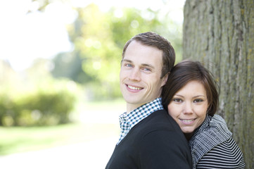 Obraz premium Happy Young Couple