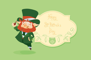 Happy Saint Patrick Day gratters Leprechaun