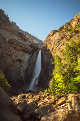 Waterfall in Yosemite National Park