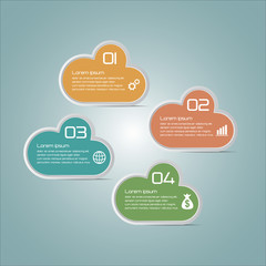 cloud Infographics Design