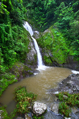 Fototapeta na wymiar Dona Juana Falls in Puerto Rico