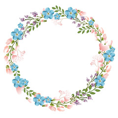 Autumn Floral Frame Collections. vector