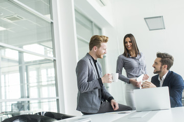 Young people in the office