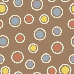 Seamless pattern of circles