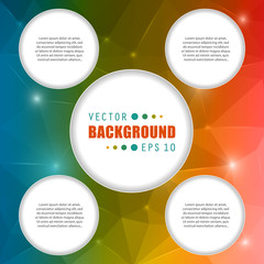 Abstract Creative concept vector booklet list for Web and Mobile