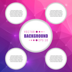 Abstract Creative concept vector booklet list for Web and Mobile