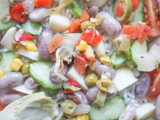 Basmati rice with vegetables