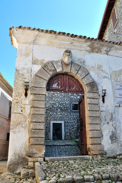 Ingresso del Castello di Fumone - Frosinone - Lazio - Italia
