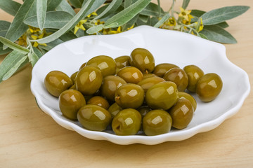 Green olives