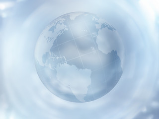 white world globe