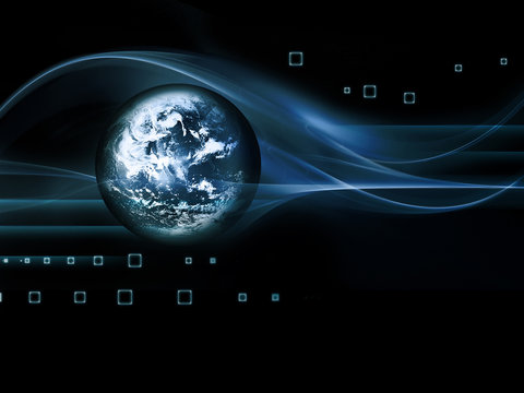 Futuristic technology abstract background