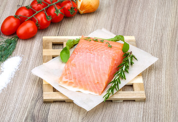 Salted salmon