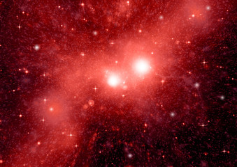 galaxy in a free space