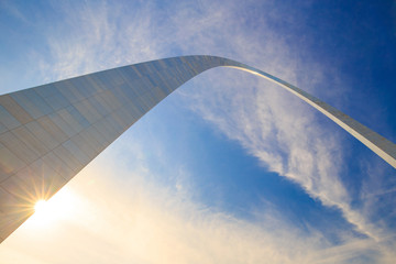 Top section of the Arch  St Louis