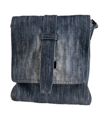 bag with blue denim