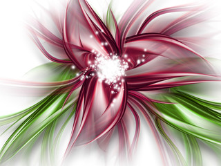 Obrazy na Plexi  abstrakcyjny kwiat